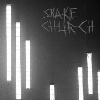 a grainy picture inside an abandoned church